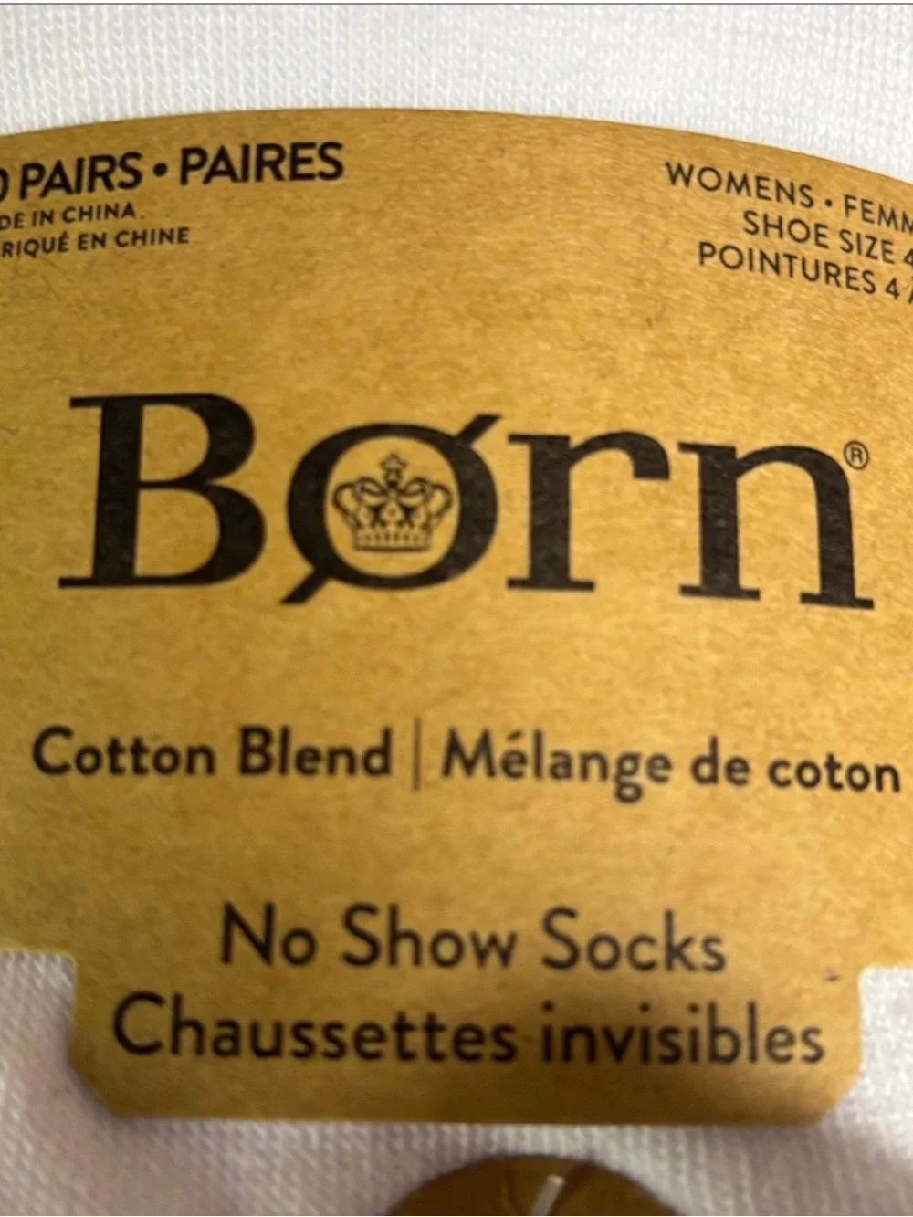 New Born Socks Women’s 10 Pair Cotton Blend Black & White No Show Socks Casual